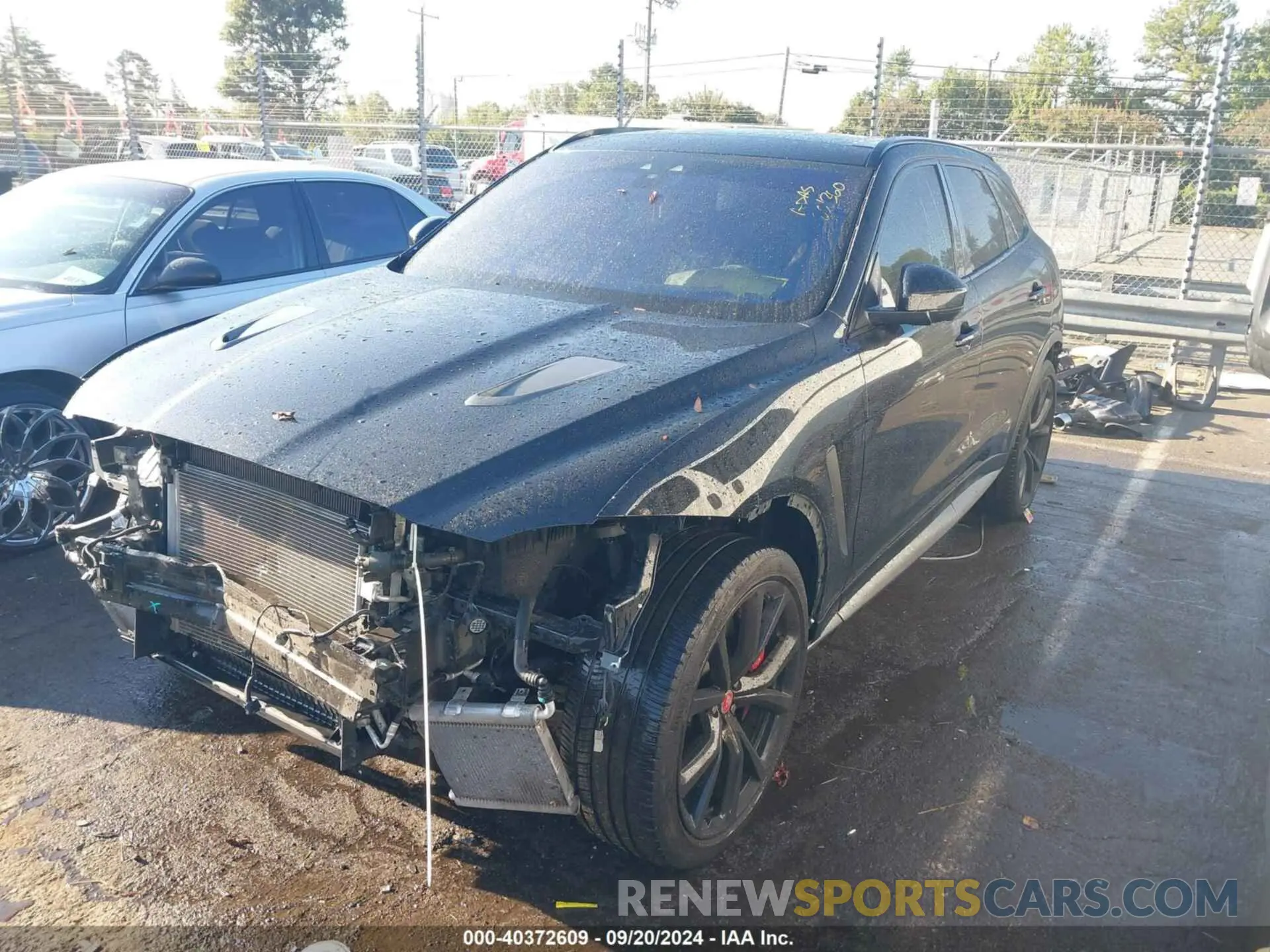 2 fotografías del automóvil dañado SADCZ2EE1KA607304 JAGUAR F-PACE 2019