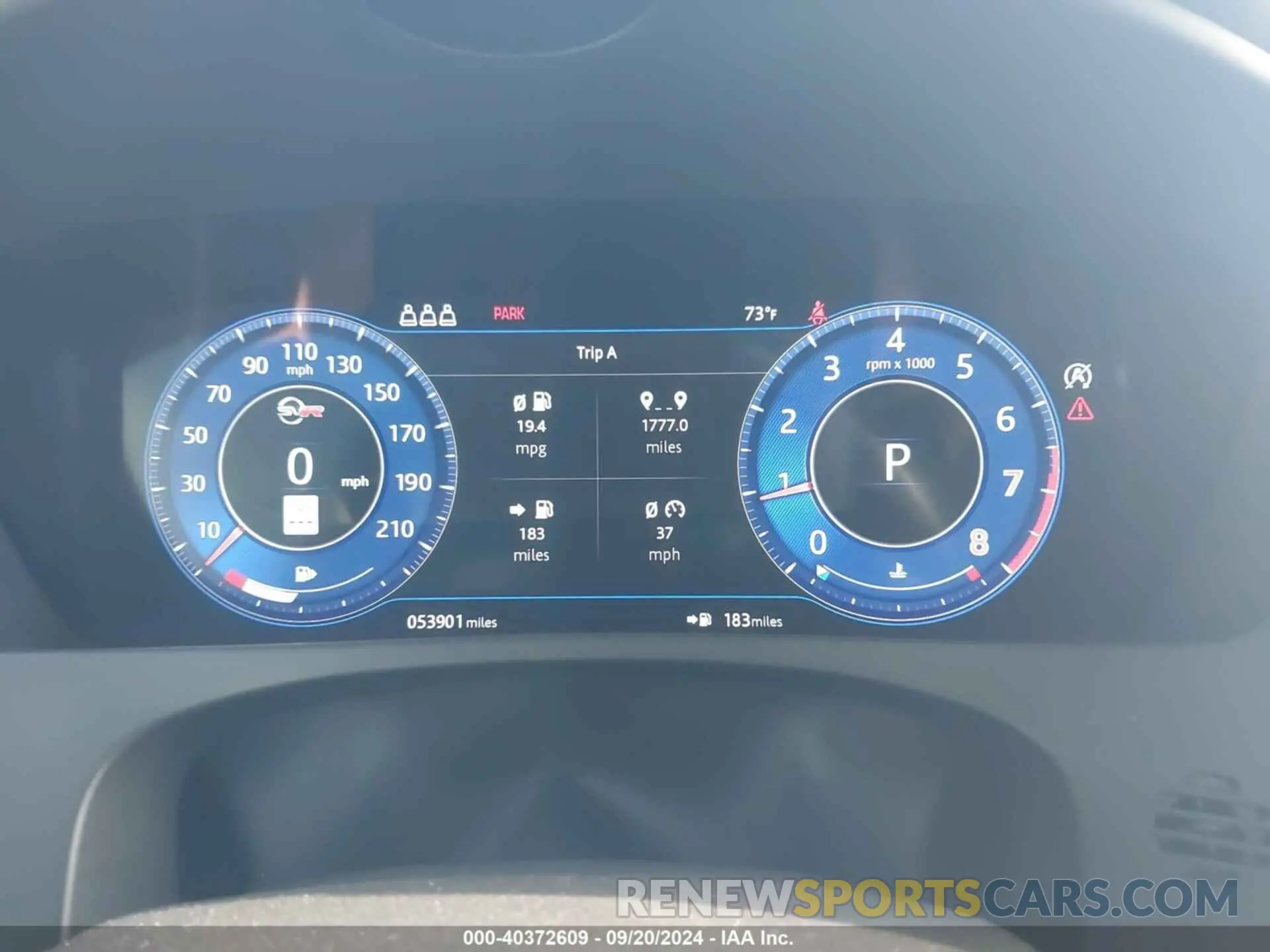 7 fotografías del automóvil dañado SADCZ2EE1KA607304 JAGUAR F-PACE 2019
