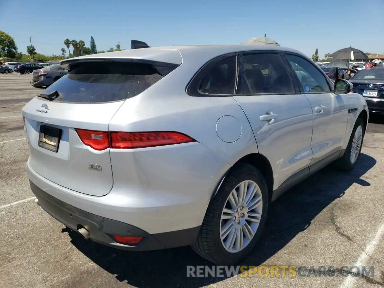 4 fotografías del automóvil dañado SADCJ2FX0LA653876 JAGUAR F-PACE 2020