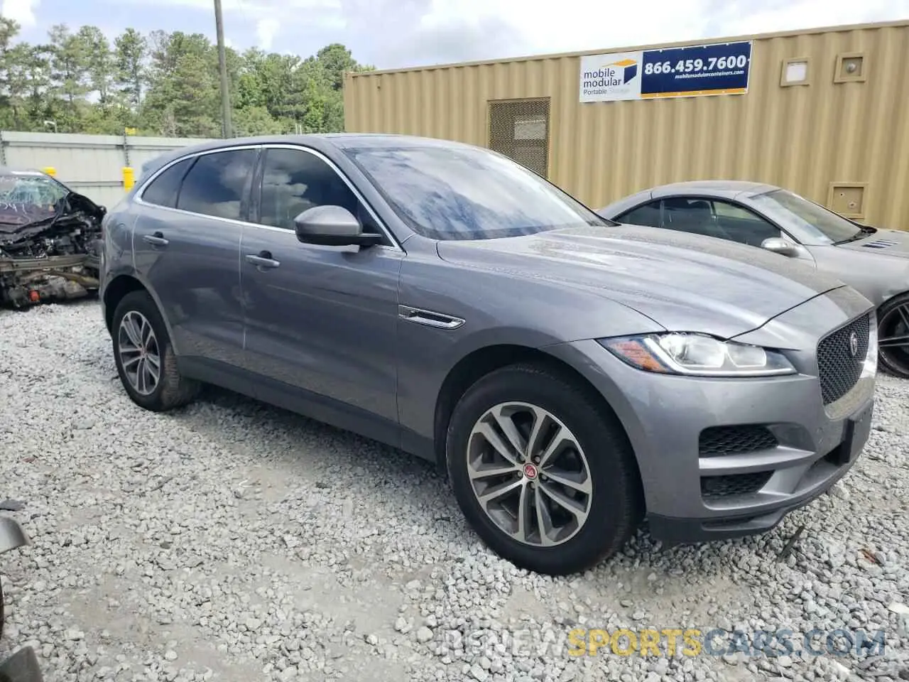 4 fotografías del automóvil dañado SADCJ2FX2LA622614 JAGUAR F-PACE 2020