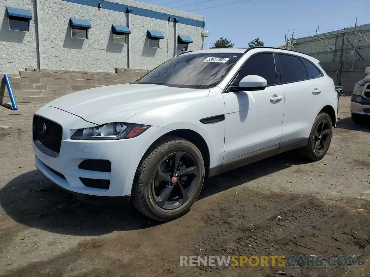 1 fotografías del automóvil dañado SADCJ2FX2LA639994 JAGUAR F-PACE 2020