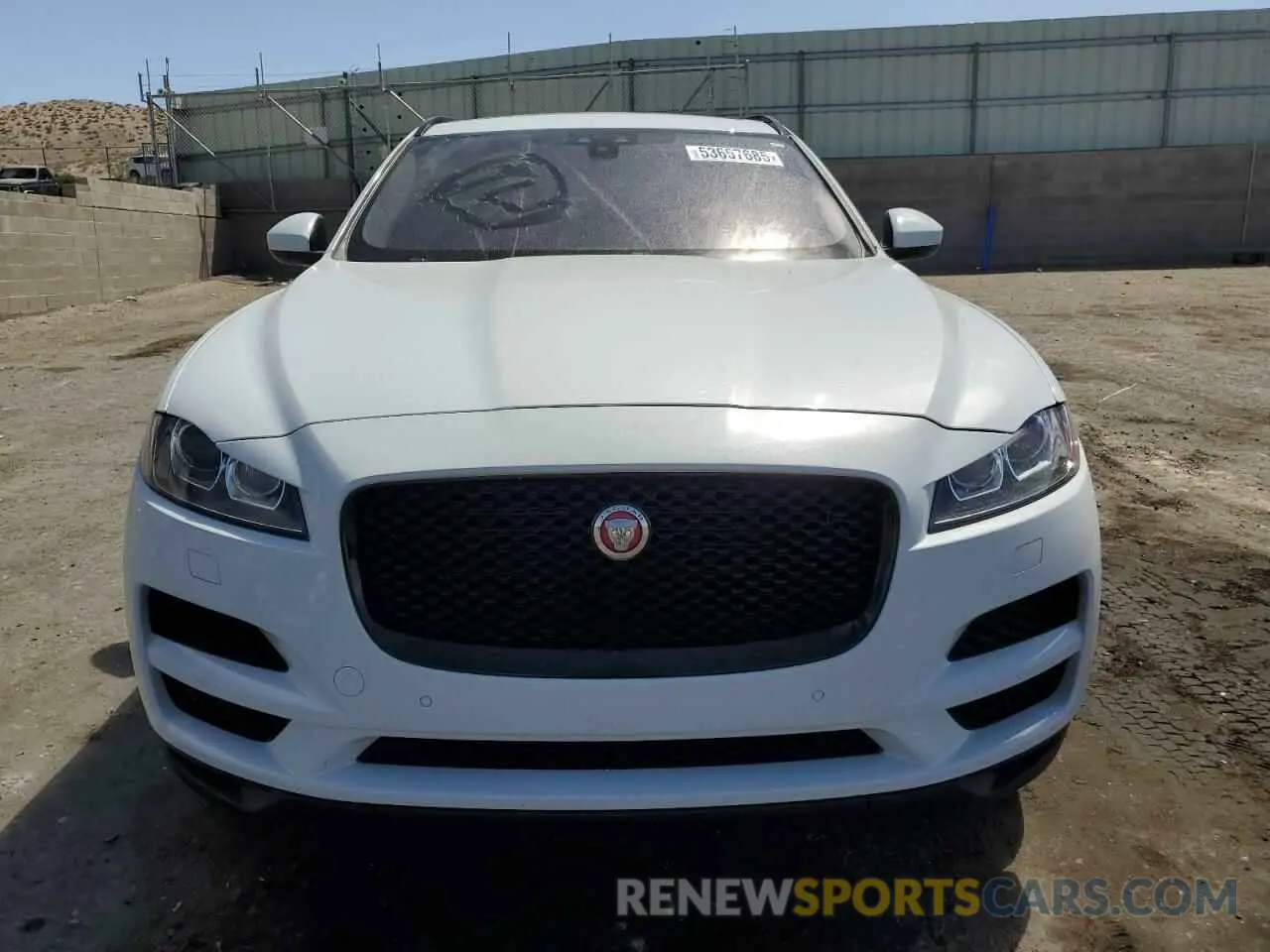 5 fotografías del automóvil dañado SADCJ2FX2LA639994 JAGUAR F-PACE 2020