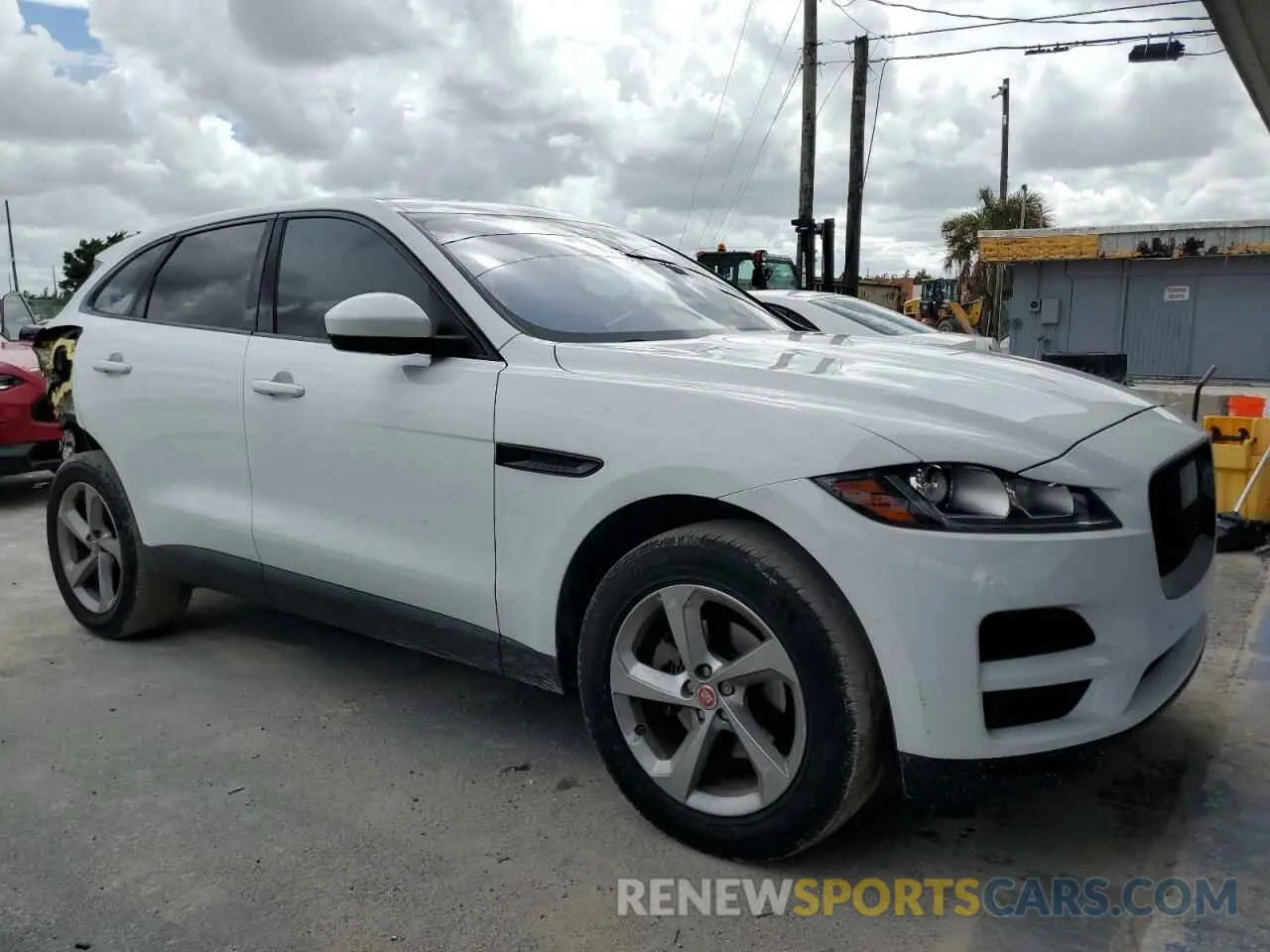 4 fotografías del automóvil dañado SADCJ2FX3LA626428 JAGUAR F-PACE 2020