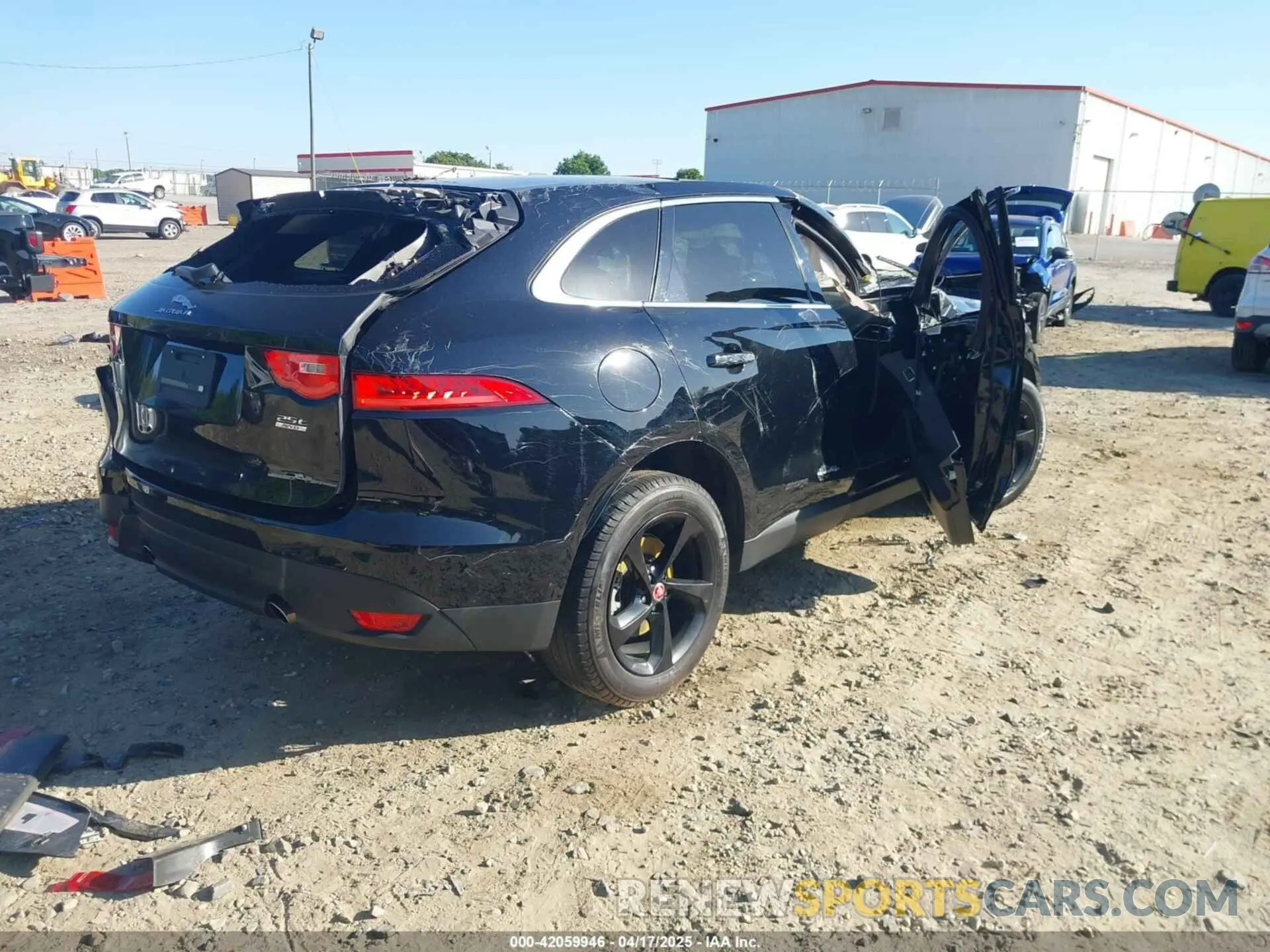 4 fotografías del automóvil dañado SADCJ2FX3LA643987 JAGUAR F-PACE 2020