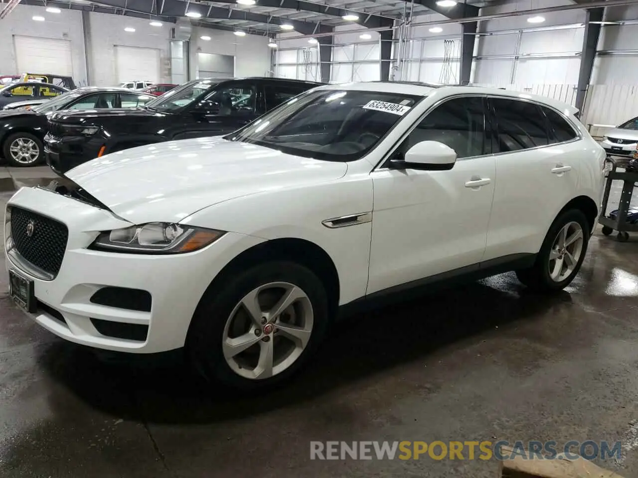 1 fotografías del automóvil dañado SADCJ2FX4LA624252 JAGUAR F-PACE 2020