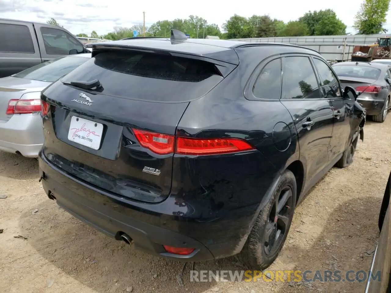 4 fotografías del automóvil dañado SADCJ2FX4LA633002 JAGUAR F-PACE 2020