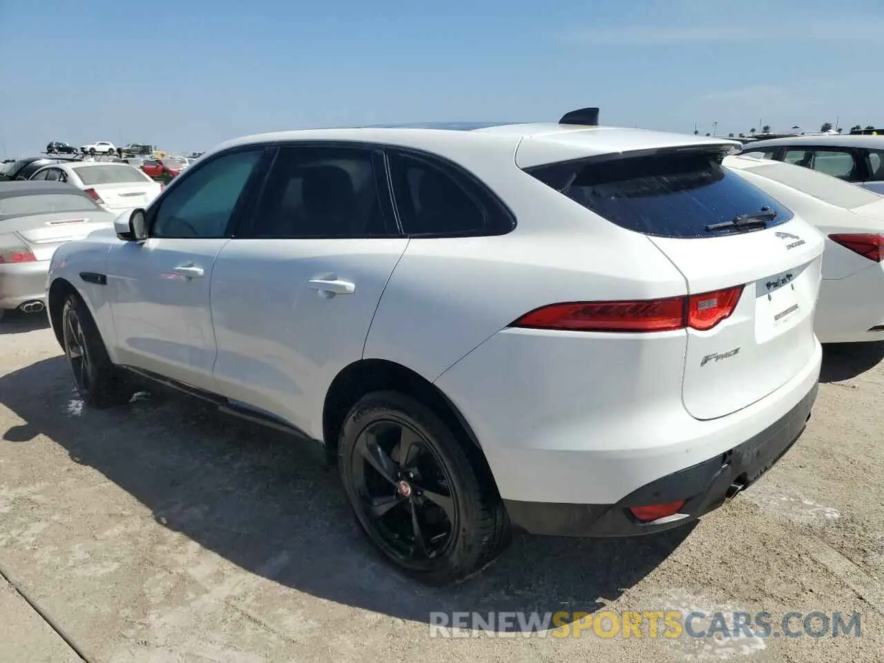 2 fotografías del automóvil dañado SADCJ2FX5LA645742 JAGUAR F-PACE 2020