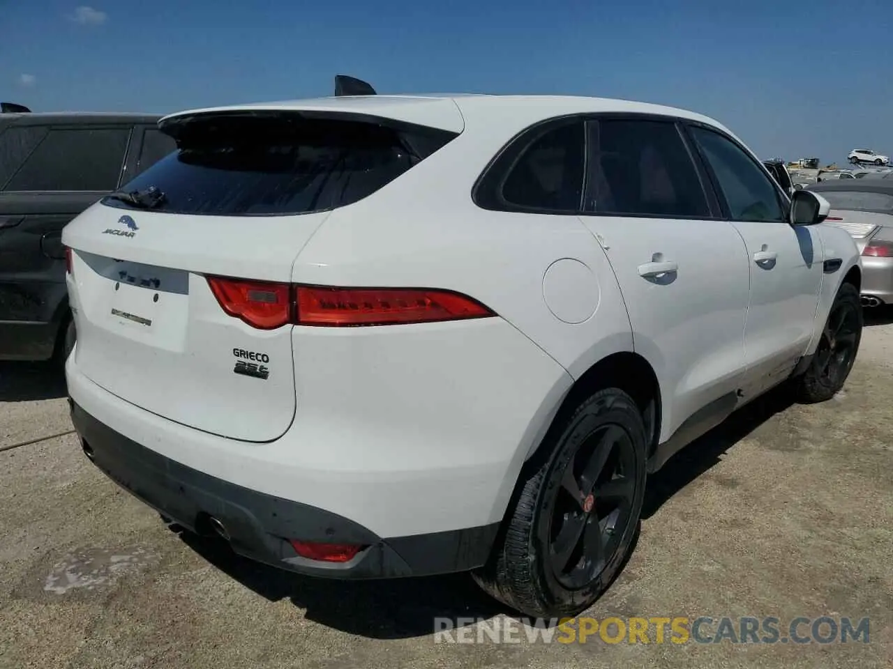 3 fotografías del automóvil dañado SADCJ2FX5LA645742 JAGUAR F-PACE 2020