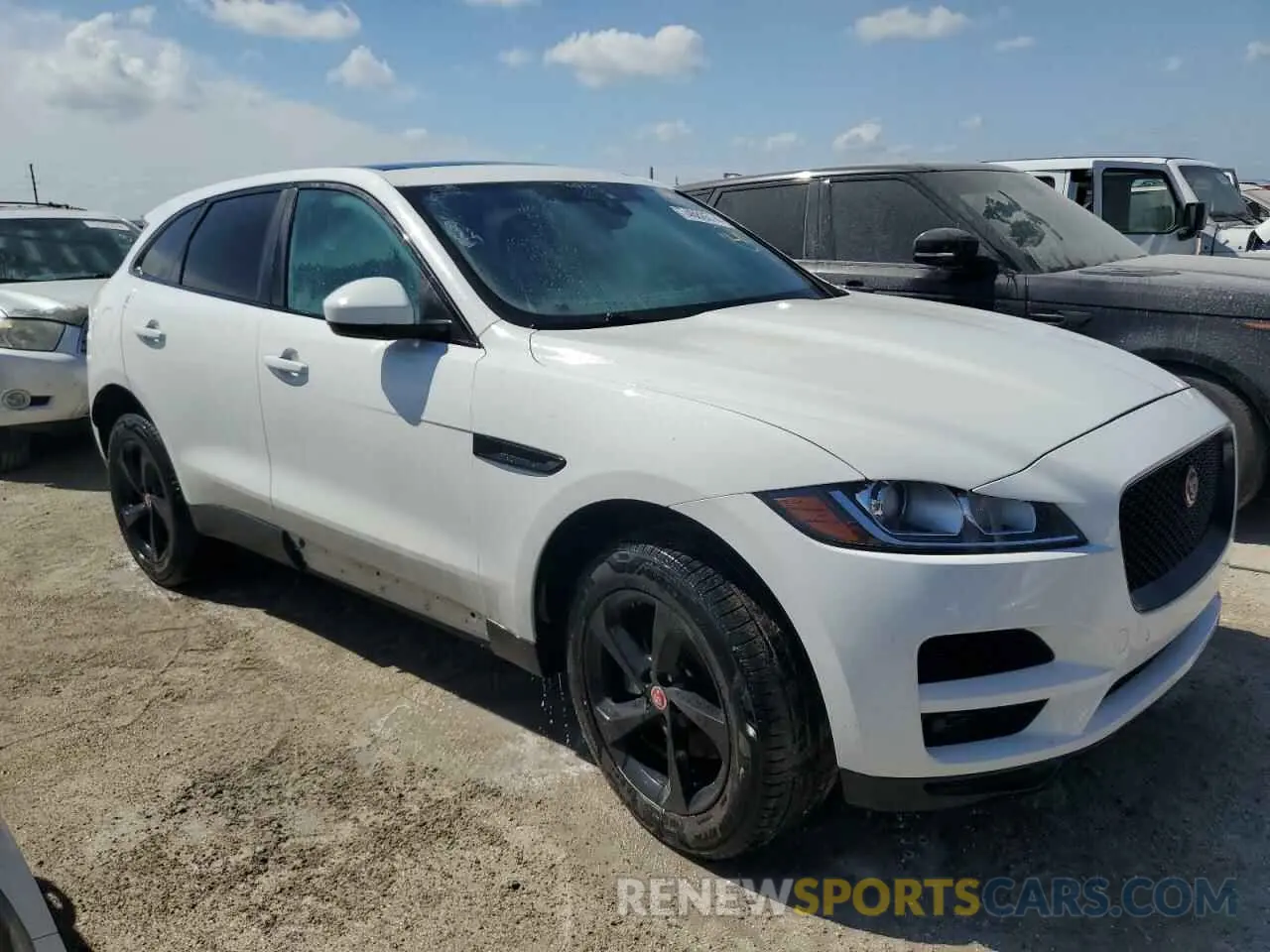 4 fotografías del automóvil dañado SADCJ2FX5LA645742 JAGUAR F-PACE 2020
