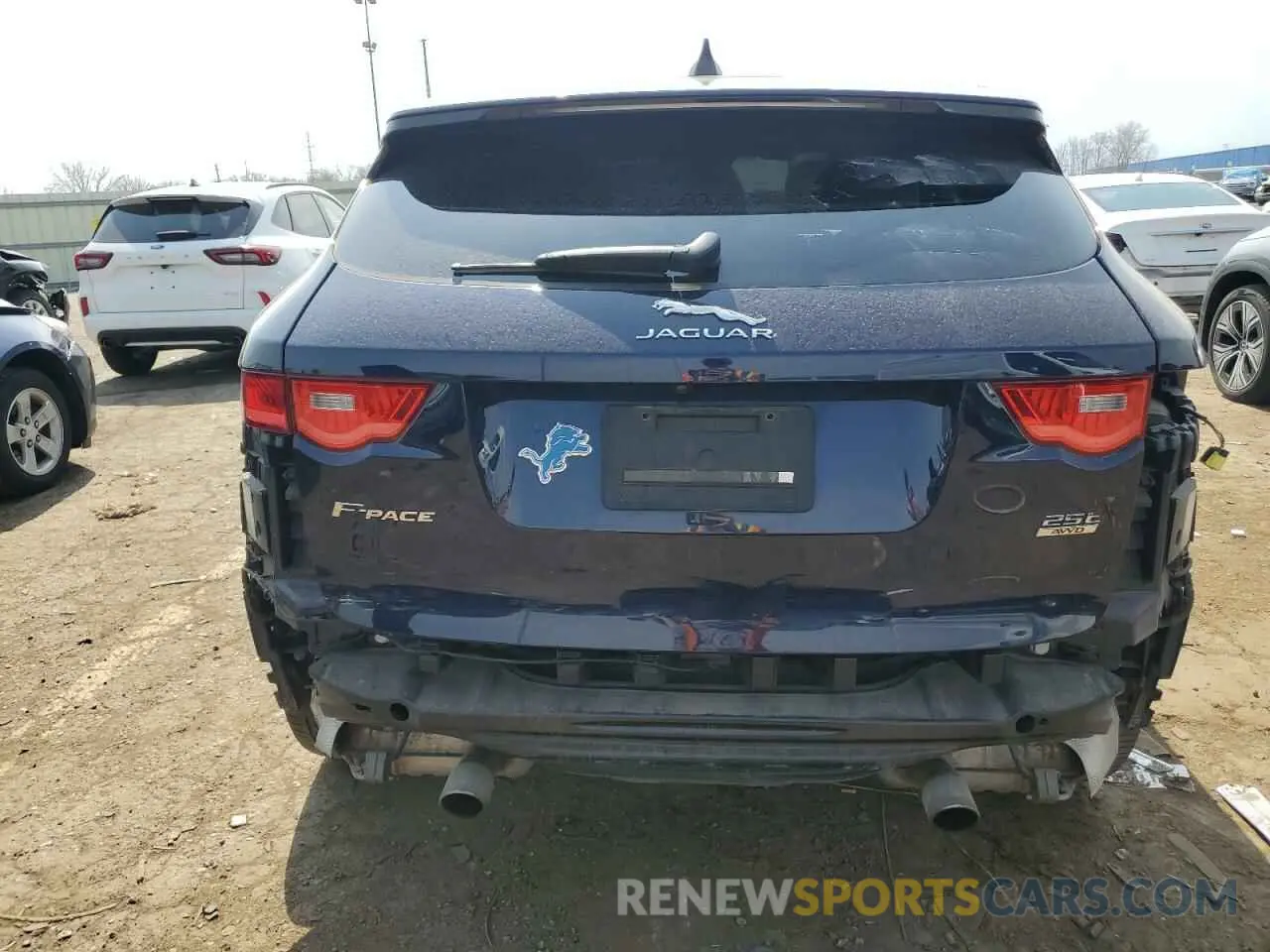 6 fotografías del automóvil dañado SADCJ2FX6LA653929 JAGUAR F-PACE 2020