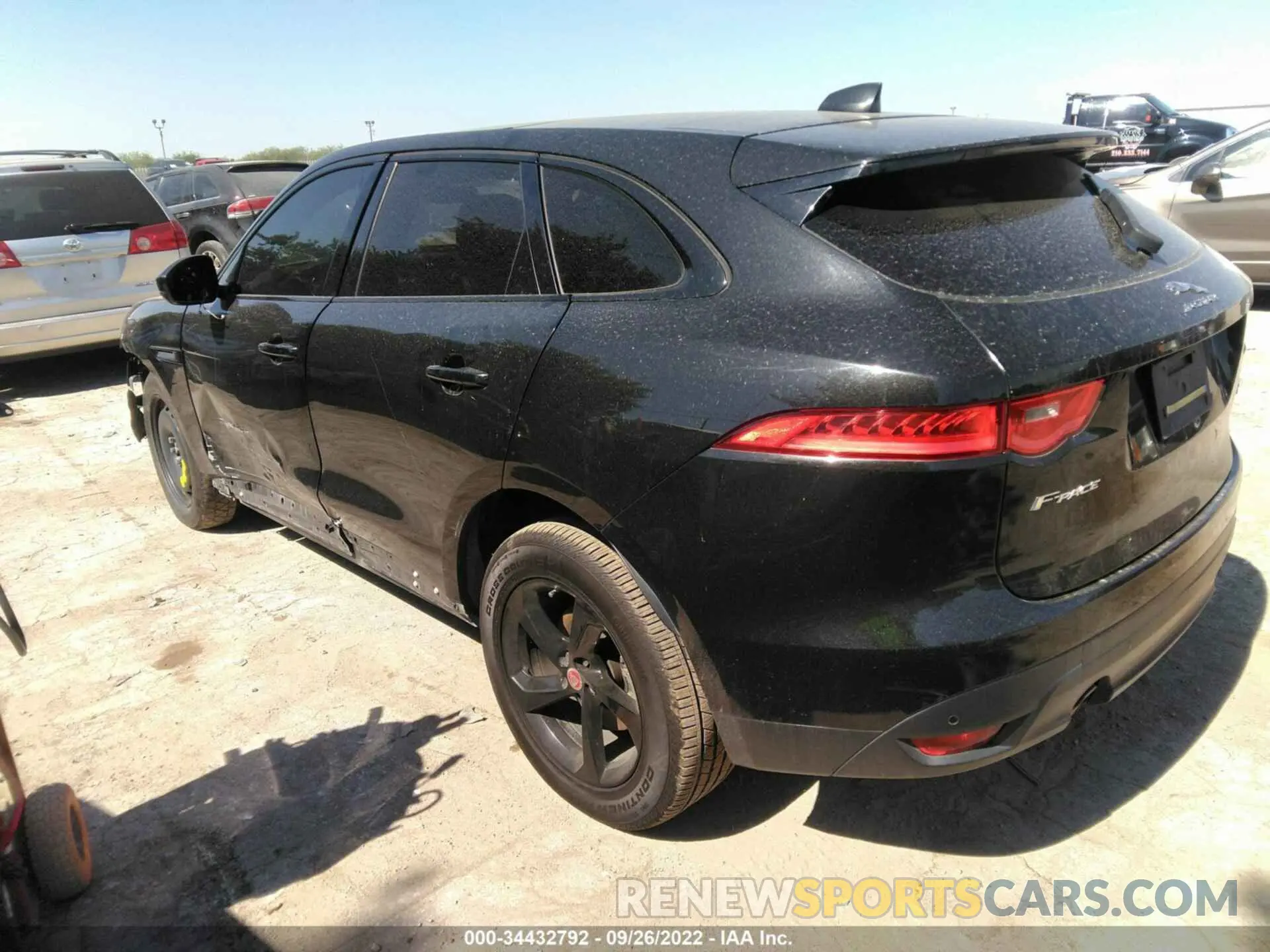 3 fotografías del automóvil dañado SADCJ2FX6LA657544 JAGUAR F-PACE 2020