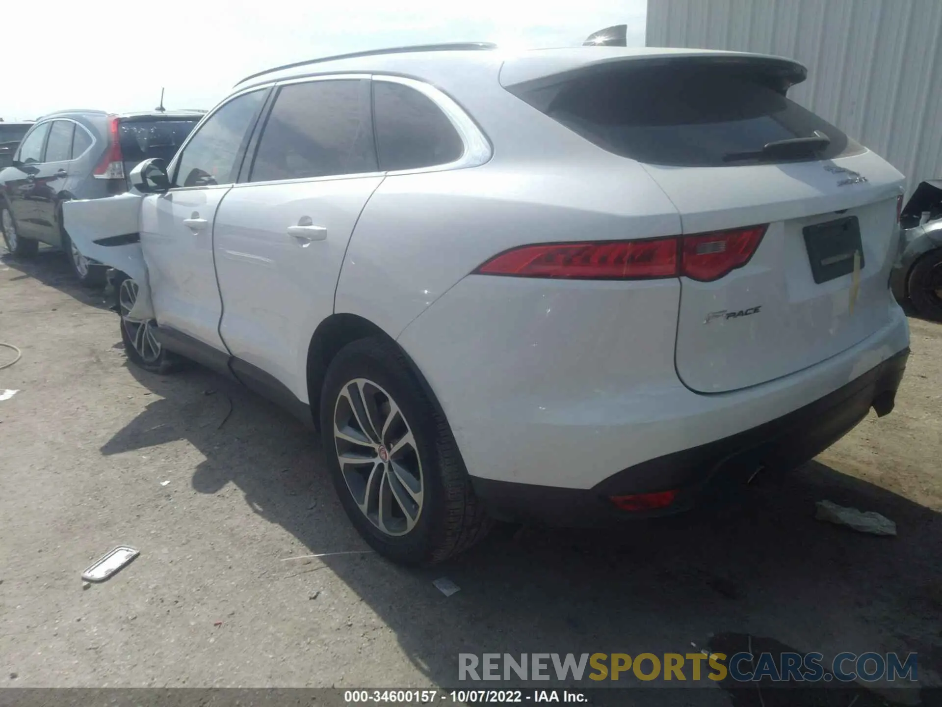 3 fotografías del automóvil dañado SADCJ2FX9LA619287 JAGUAR F-PACE 2020