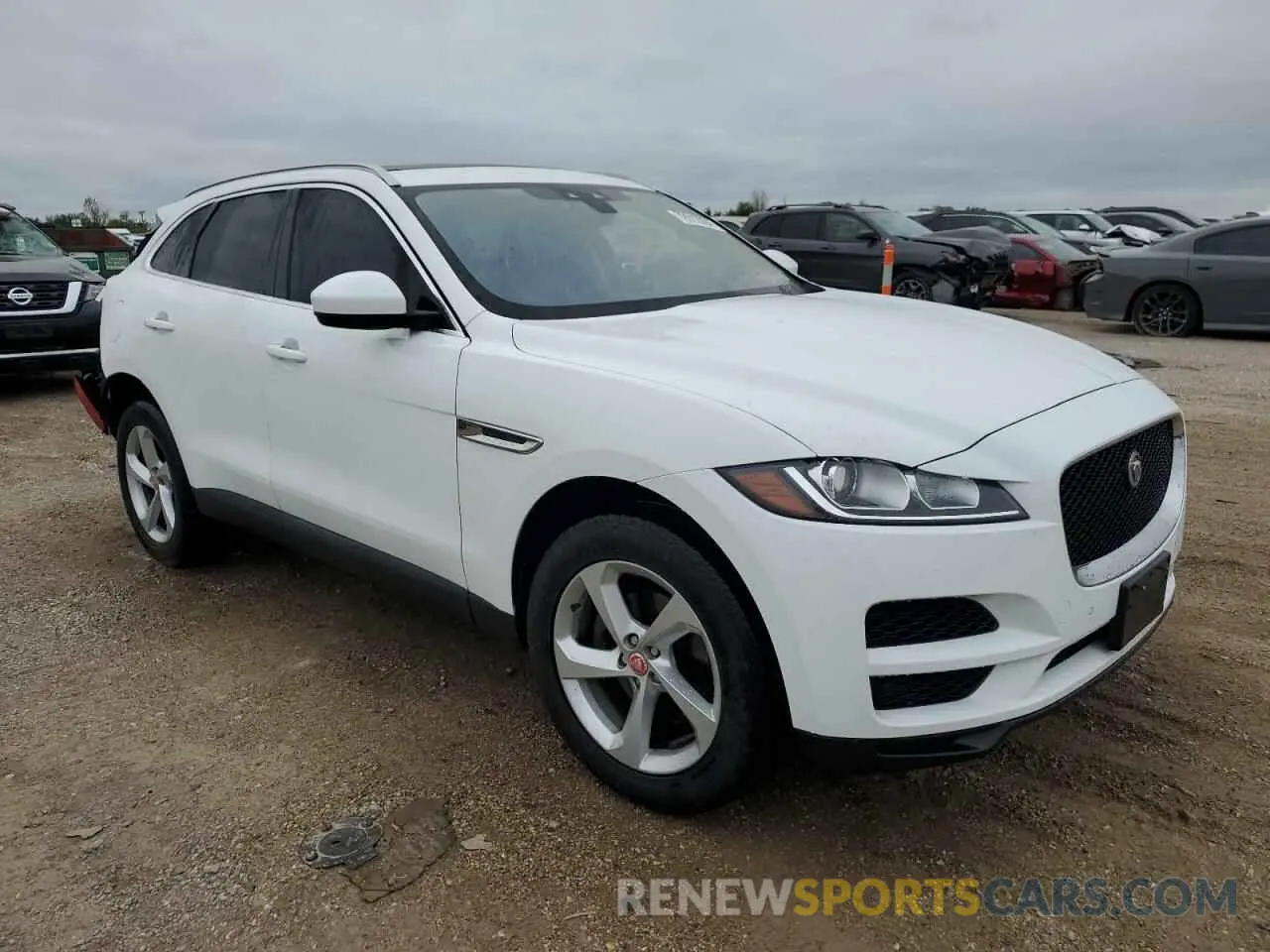4 fotografías del automóvil dañado SADCJ2FXXLA635899 JAGUAR F-PACE 2020