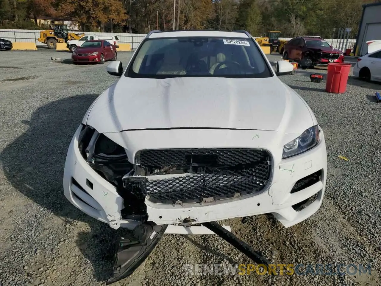 5 fotografías del automóvil dañado SADCK2FX1LA652961 JAGUAR F-PACE 2020