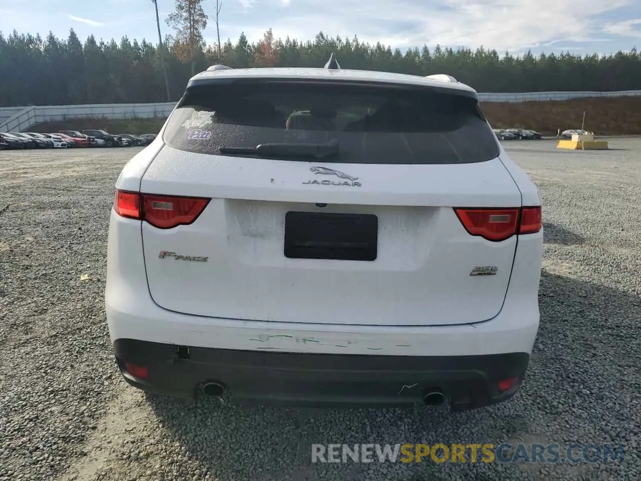 6 fotografías del automóvil dañado SADCK2FX1LA652961 JAGUAR F-PACE 2020