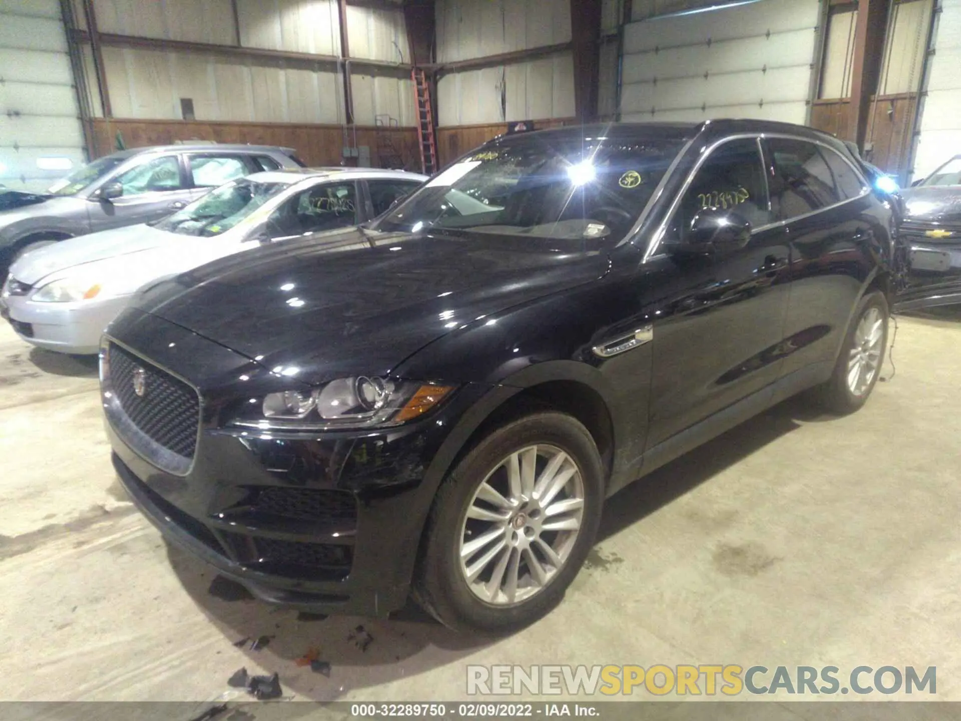 2 fotografías del automóvil dañado SADCK2FX3LA648510 JAGUAR F-PACE 2020