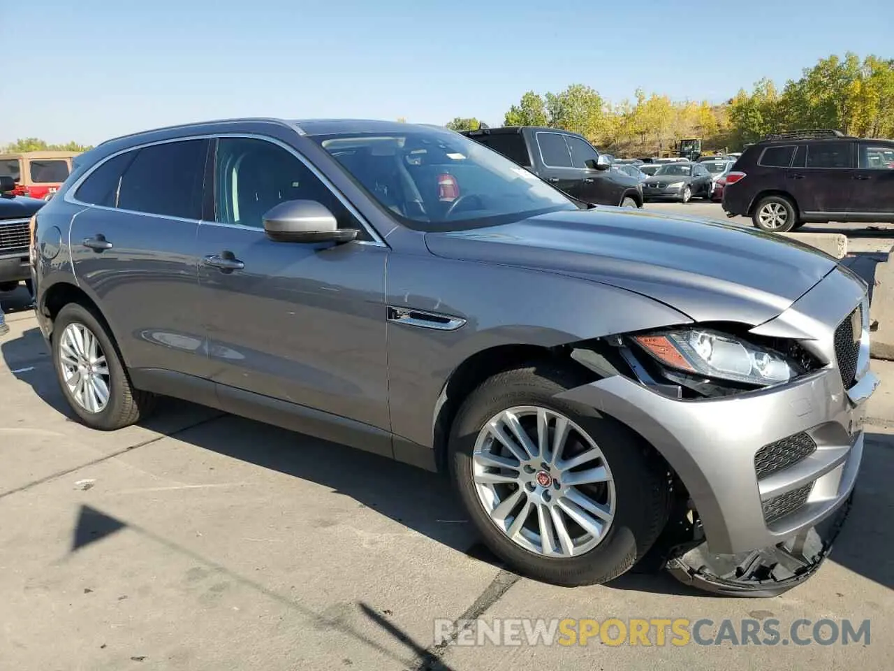 4 fotografías del automóvil dañado SADCK2FX7LA618295 JAGUAR F-PACE 2020