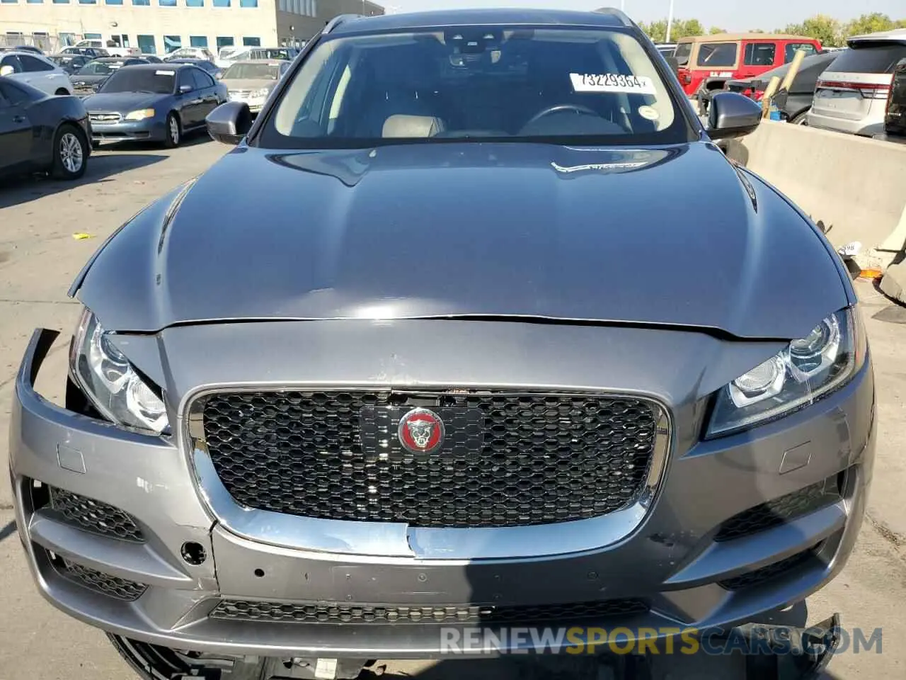 5 fotografías del automóvil dañado SADCK2FX7LA618295 JAGUAR F-PACE 2020