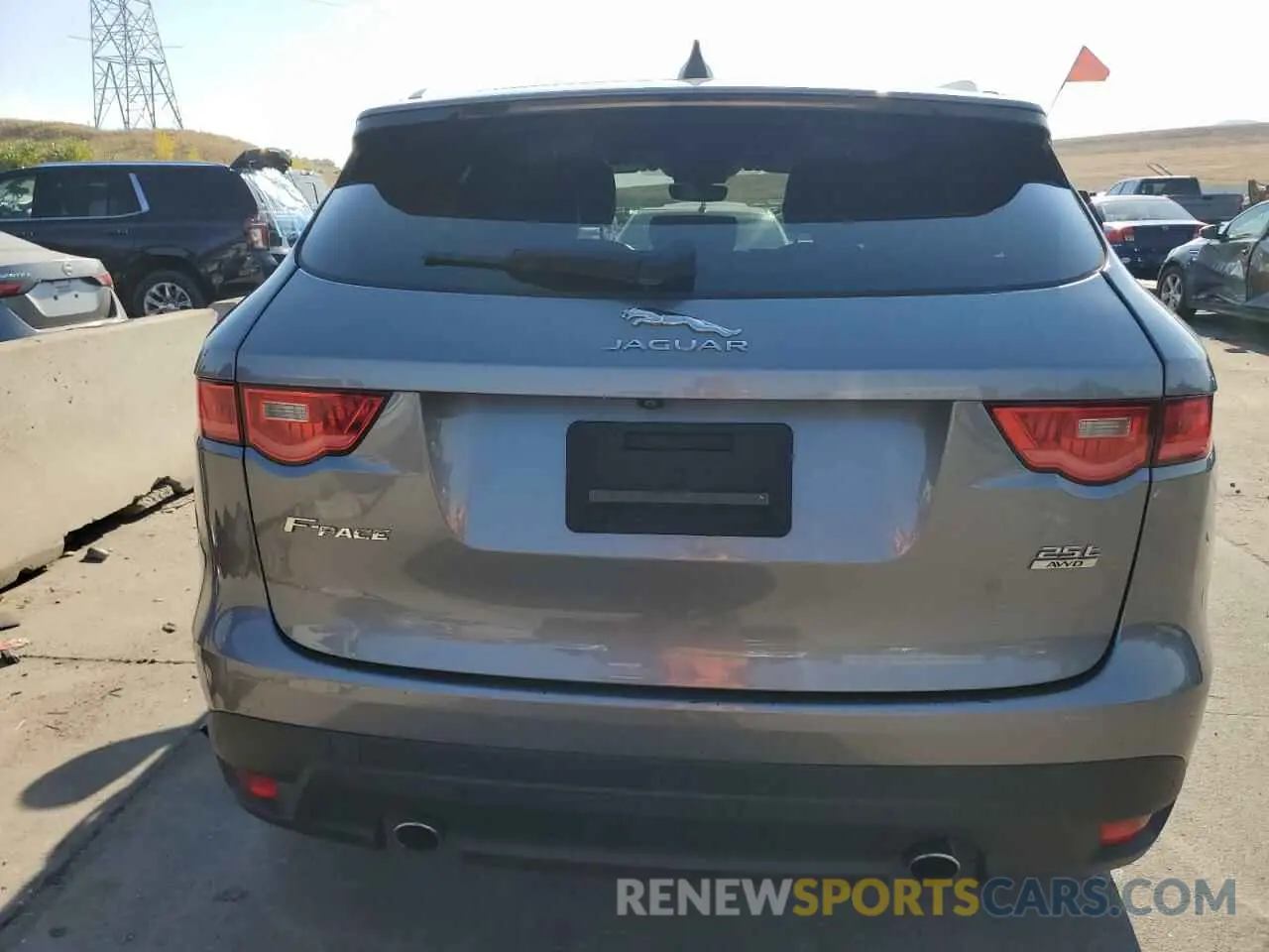 6 fotografías del automóvil dañado SADCK2FX7LA618295 JAGUAR F-PACE 2020