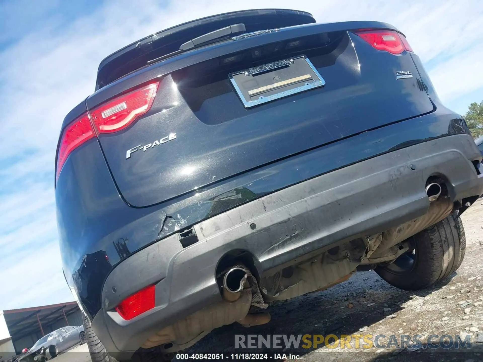 6 fotografías del automóvil dañado SADCK2FX8LA659499 JAGUAR F-PACE 2020