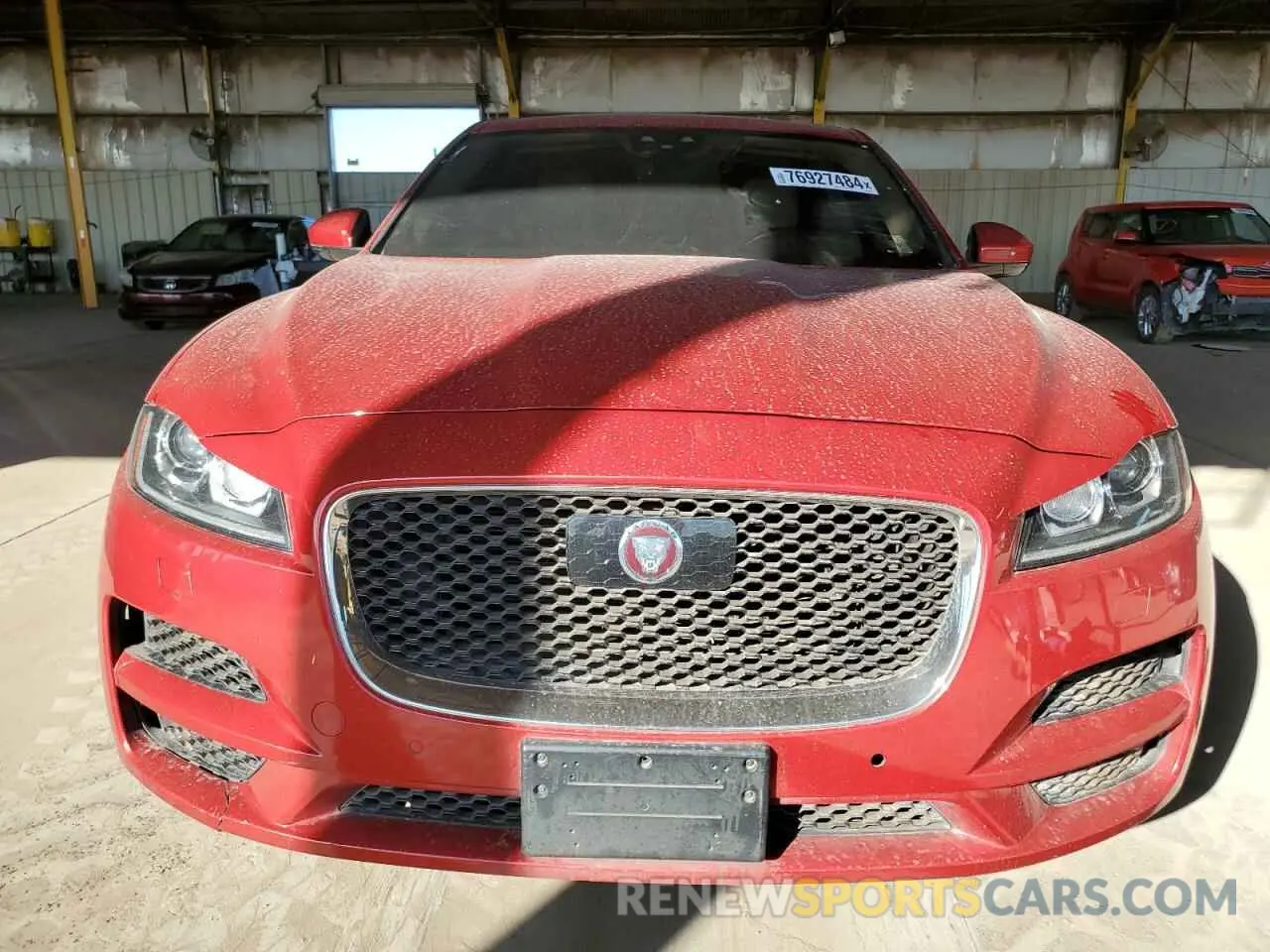 5 fotografías del automóvil dañado SADCK2GX0LA624891 JAGUAR F-PACE 2020