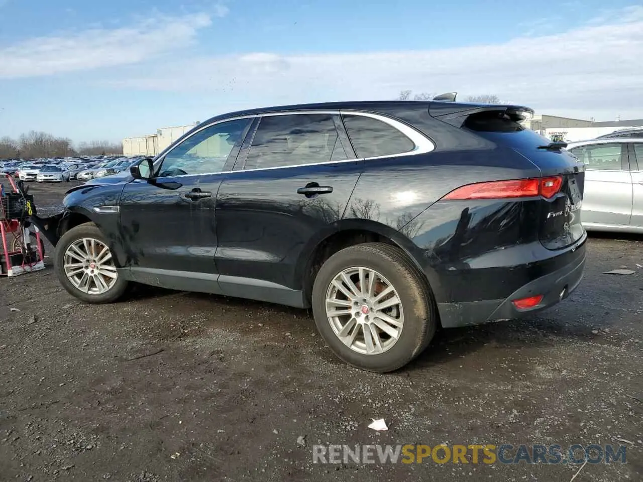 2 fotografías del automóvil dañado SADCK2GX1LA634801 JAGUAR F-PACE 2020