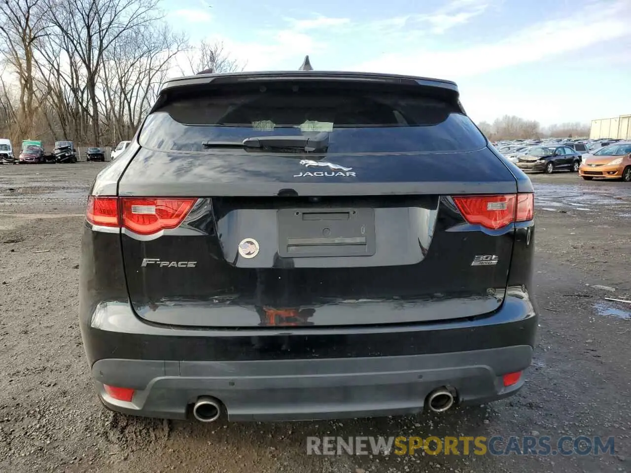6 fotografías del automóvil dañado SADCK2GX1LA634801 JAGUAR F-PACE 2020