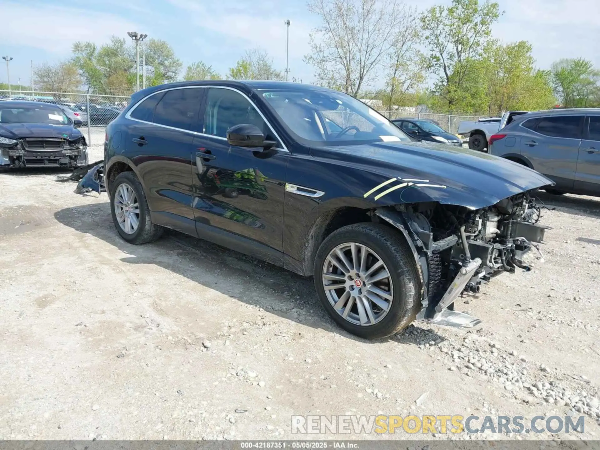 1 fotografías del automóvil dañado SADCK2GX1LA638590 JAGUAR F-PACE 2020