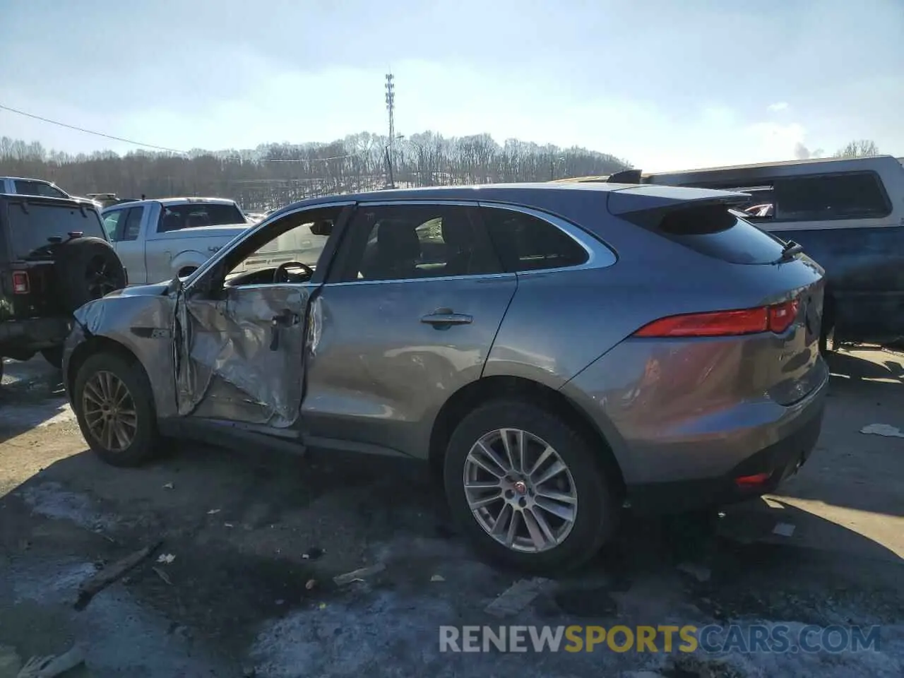 2 fotografías del automóvil dañado SADCK2GX2LA634581 JAGUAR F-PACE 2020