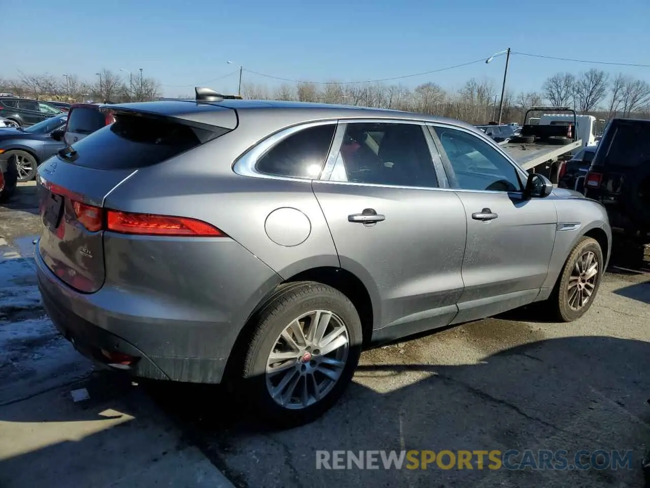 3 fotografías del automóvil dañado SADCK2GX2LA634581 JAGUAR F-PACE 2020