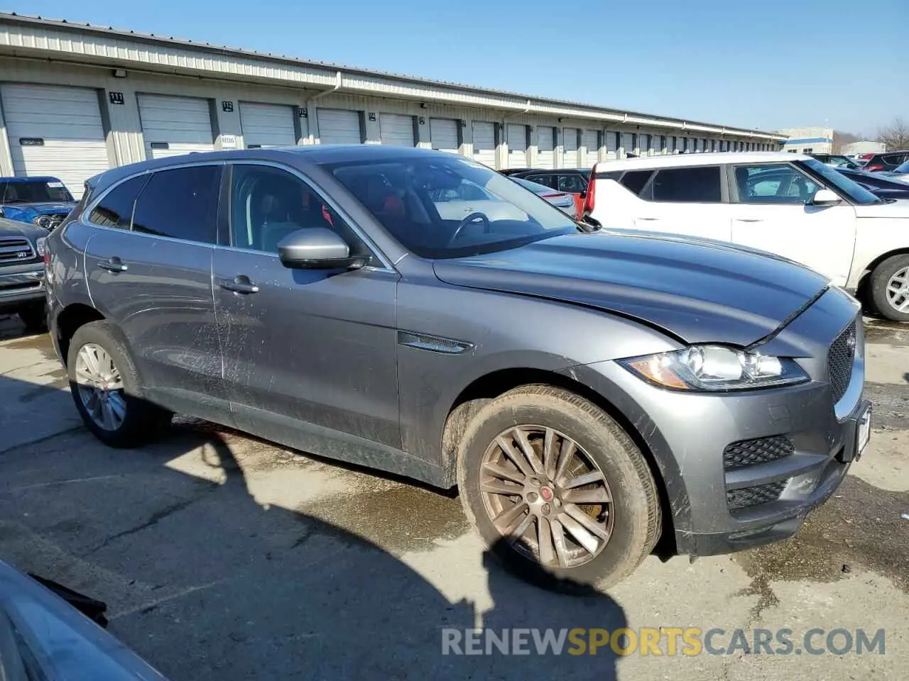 4 fotografías del automóvil dañado SADCK2GX2LA634581 JAGUAR F-PACE 2020