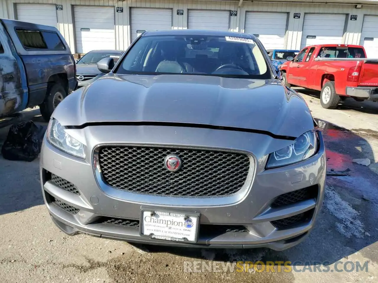 5 fotografías del automóvil dañado SADCK2GX2LA634581 JAGUAR F-PACE 2020