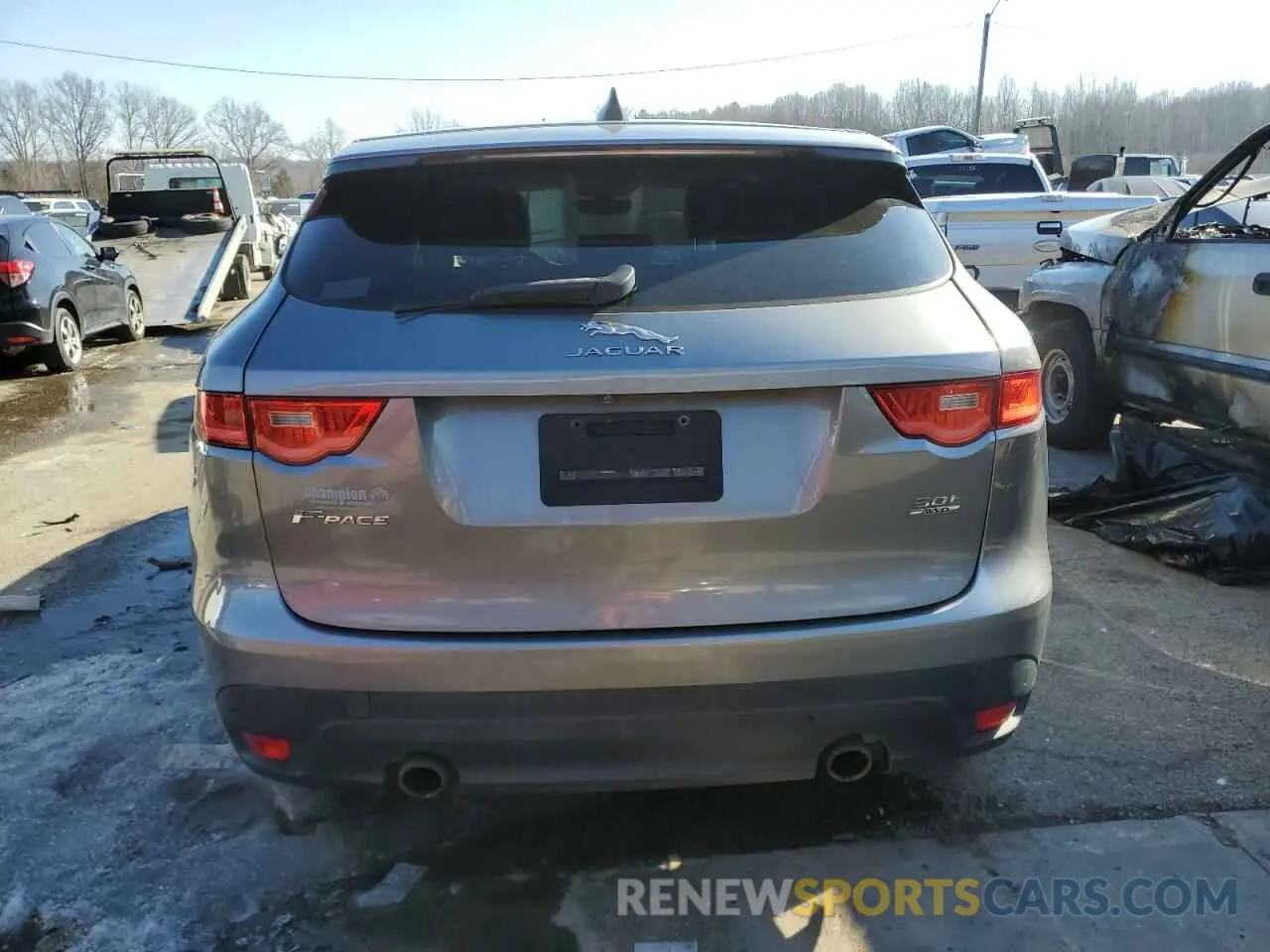 6 fotografías del automóvil dañado SADCK2GX2LA634581 JAGUAR F-PACE 2020
