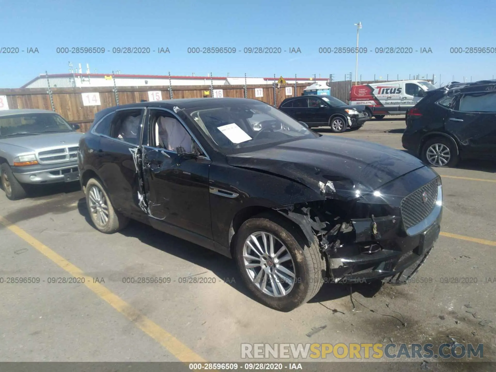 1 fotografías del automóvil dañado SADCK2GX2LA635715 JAGUAR F-PACE 2020