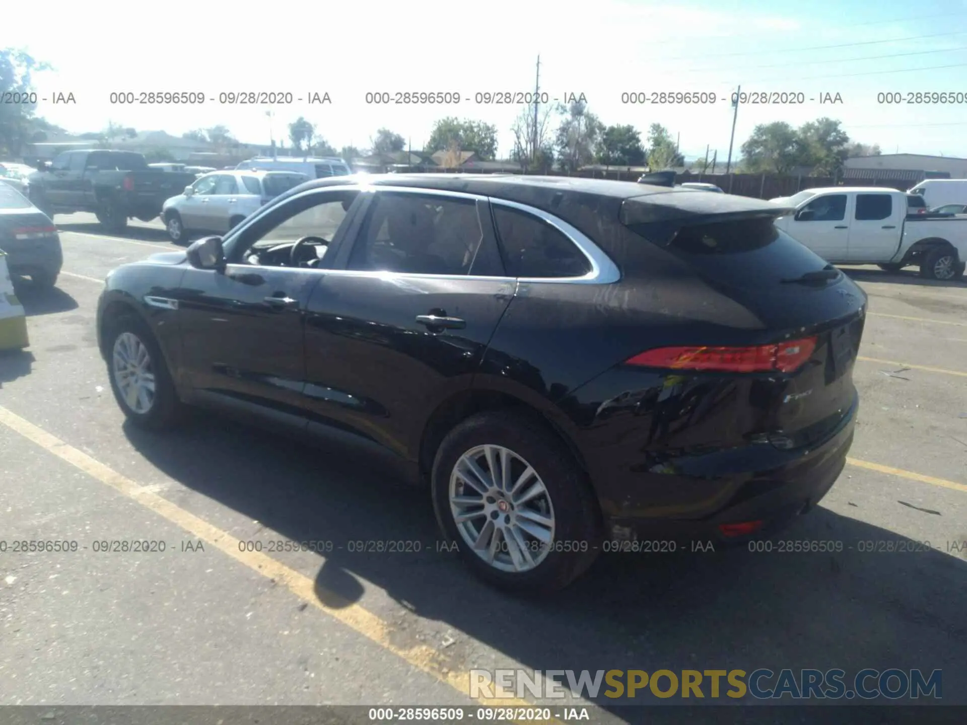 3 fotografías del automóvil dañado SADCK2GX2LA635715 JAGUAR F-PACE 2020