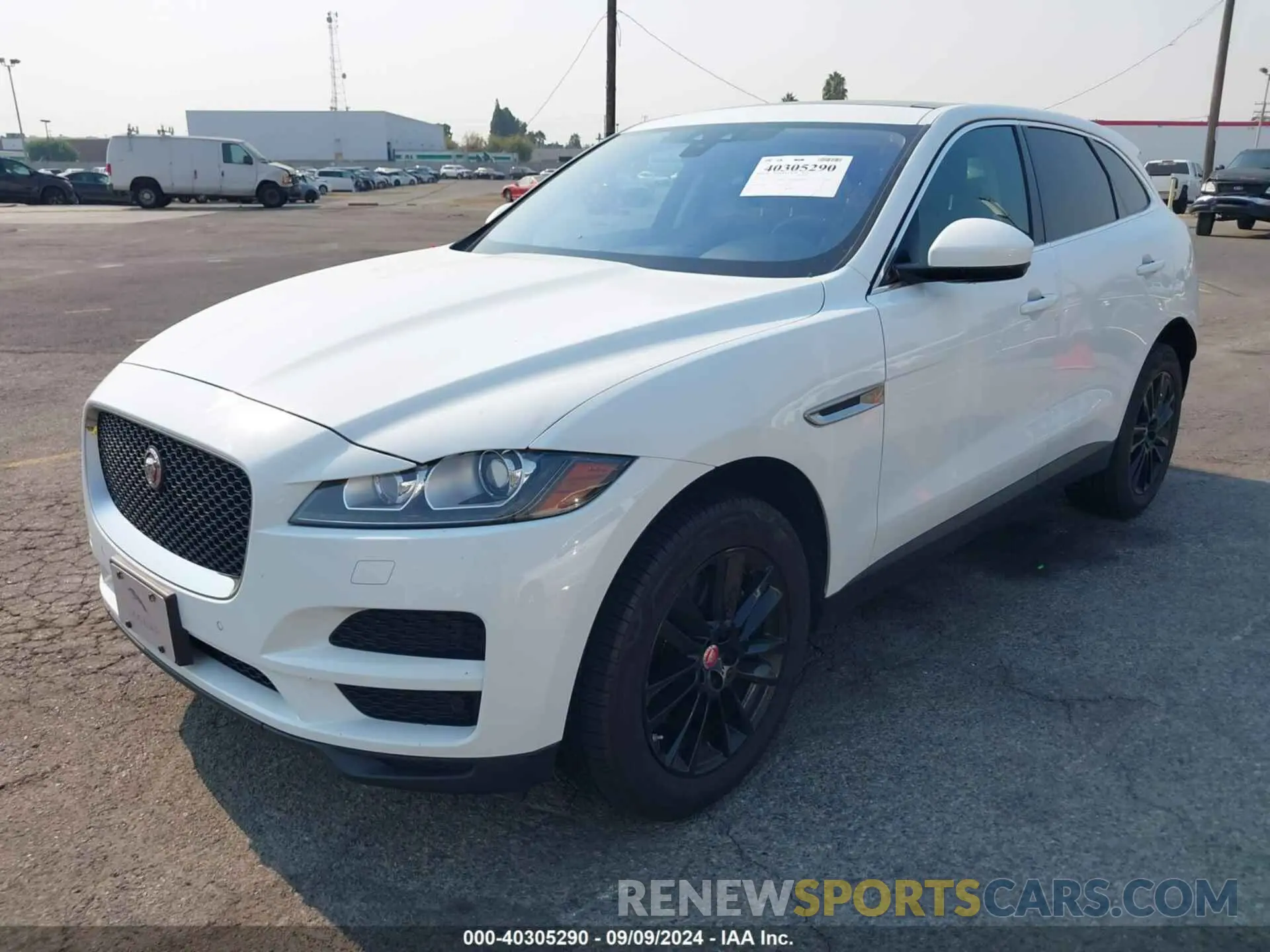 2 fotografías del automóvil dañado SADCK2GX7LA634799 JAGUAR F-PACE 2020