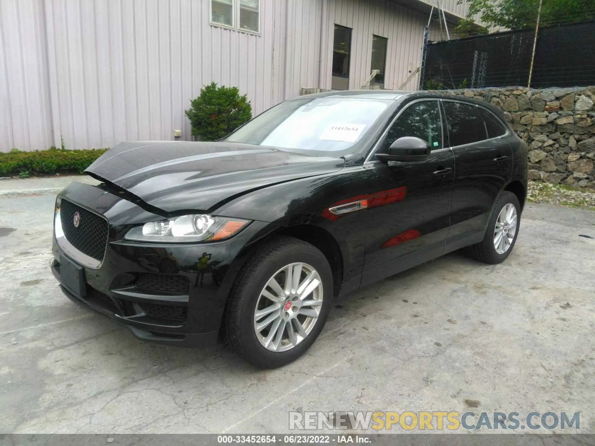 2 fotografías del automóvil dañado SADCK2GX8LA634469 JAGUAR F-PACE 2020