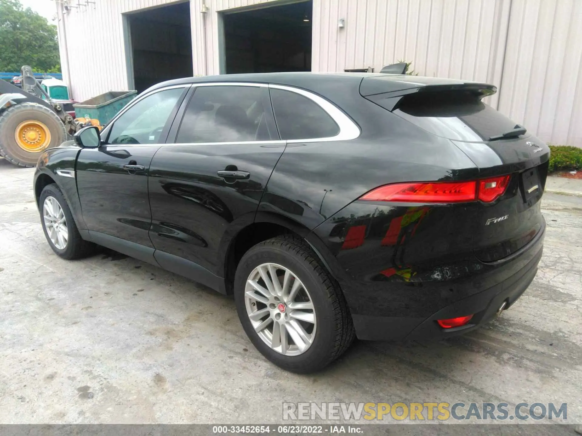 3 fotografías del automóvil dañado SADCK2GX8LA634469 JAGUAR F-PACE 2020