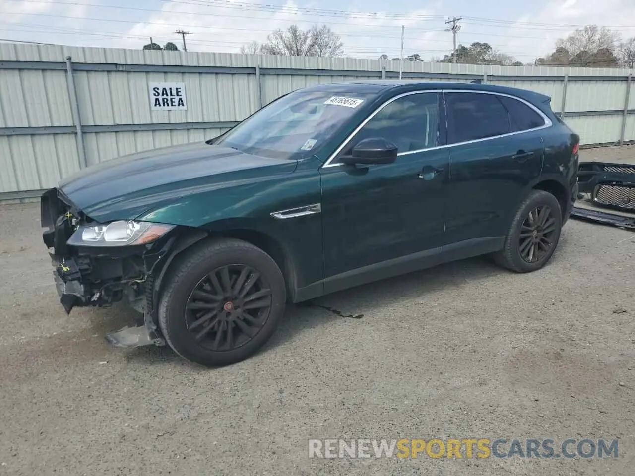 1 fotografías del automóvil dañado SADCK2GX9LA638255 JAGUAR F-PACE 2020