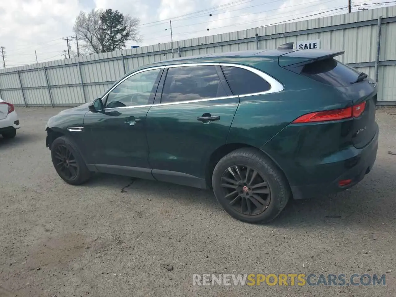 2 fotografías del automóvil dañado SADCK2GX9LA638255 JAGUAR F-PACE 2020