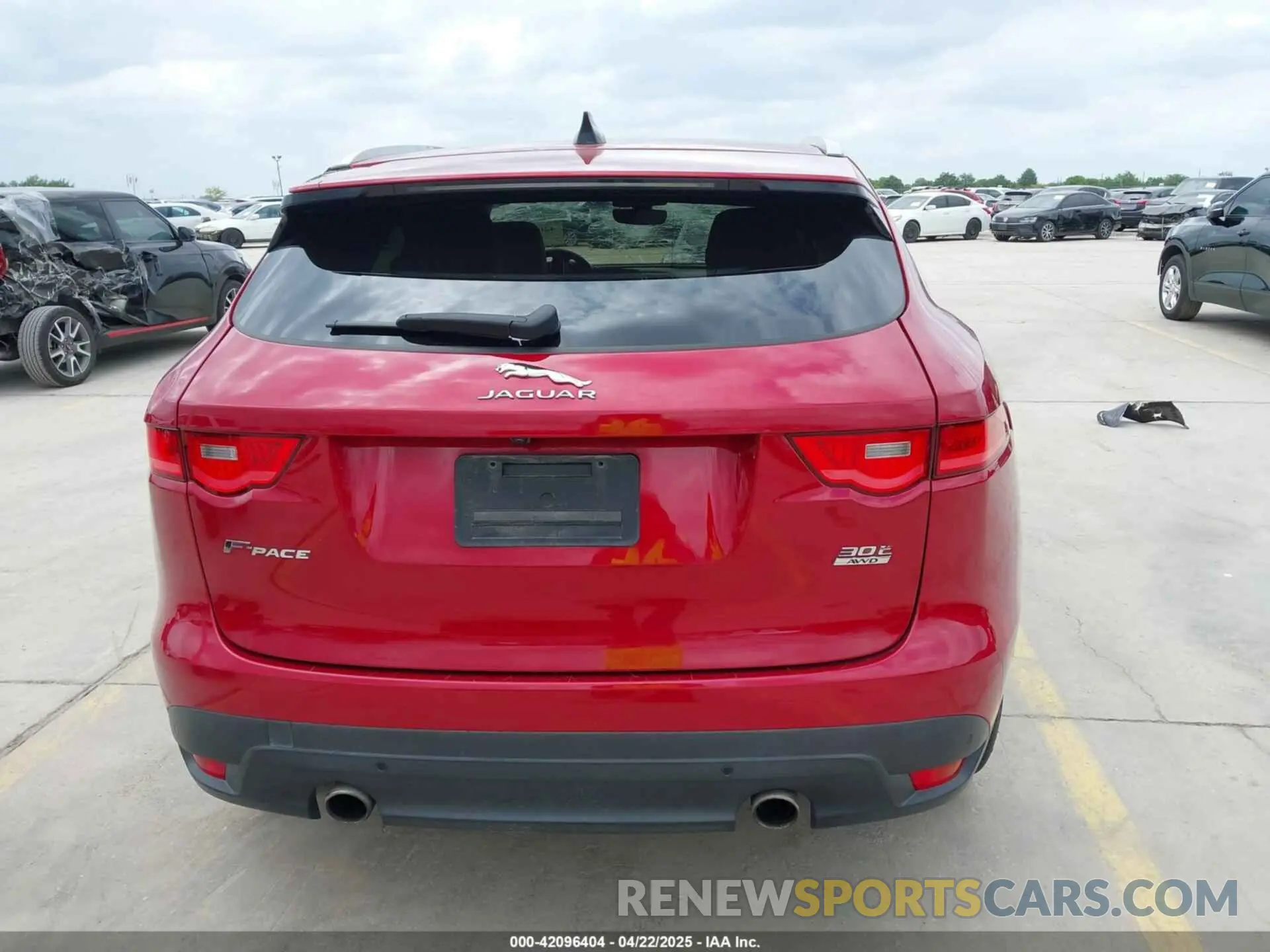 16 fotografías del automóvil dañado SADCK2GXXLA621934 JAGUAR F-PACE 2020