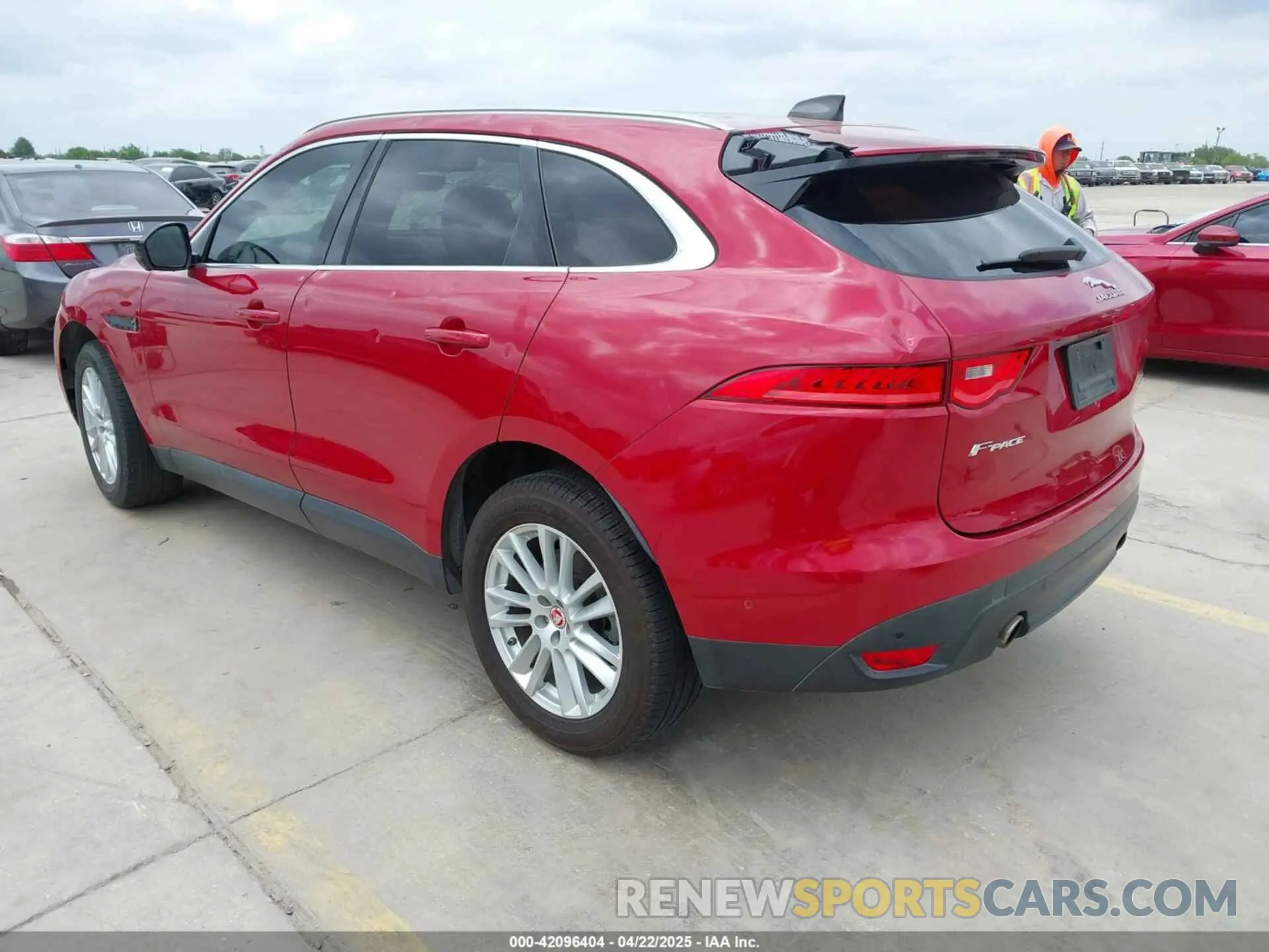 3 fotografías del automóvil dañado SADCK2GXXLA621934 JAGUAR F-PACE 2020