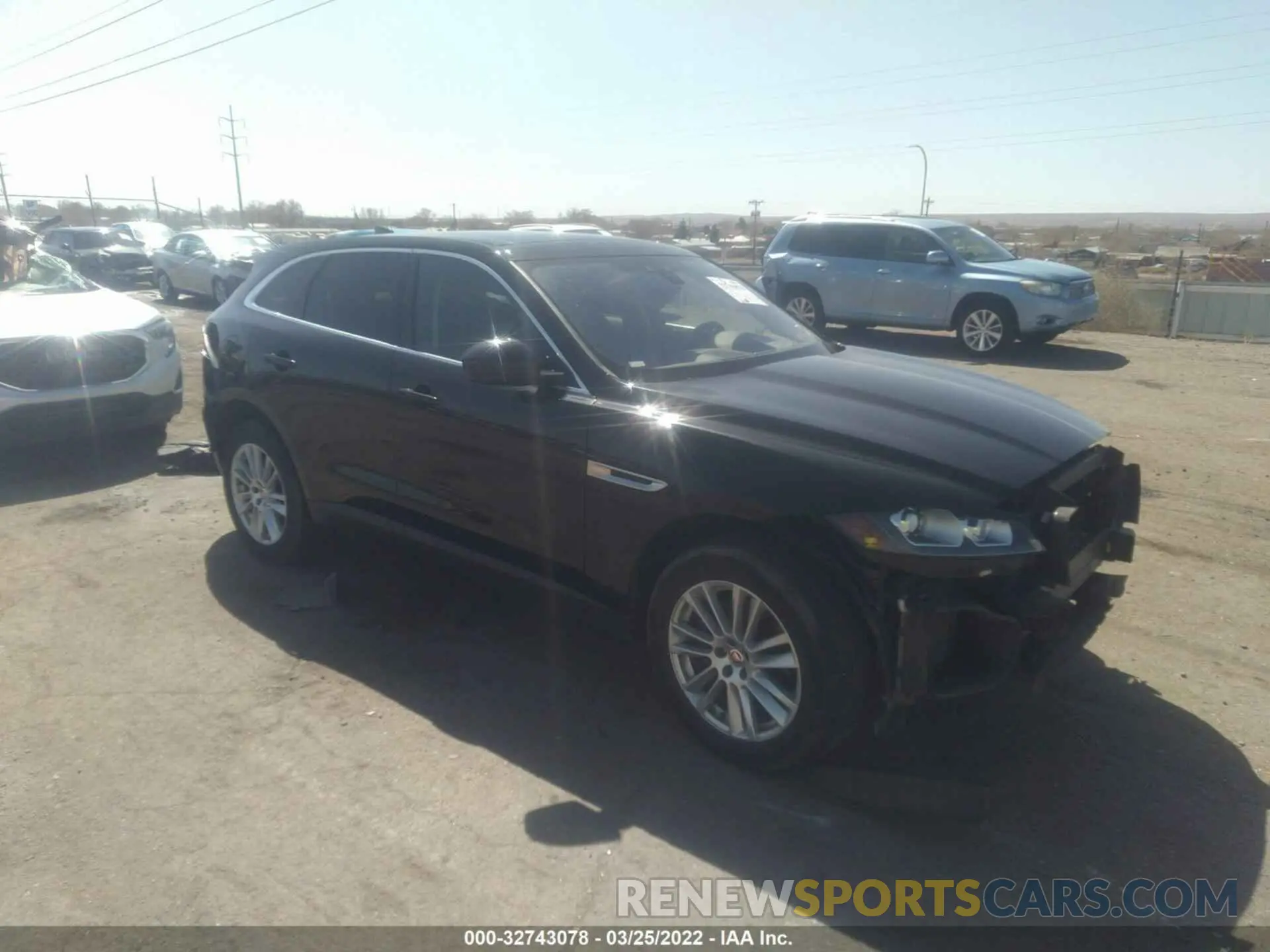 1 fotografías del automóvil dañado SADCK2GXXLA638409 JAGUAR F-PACE 2020