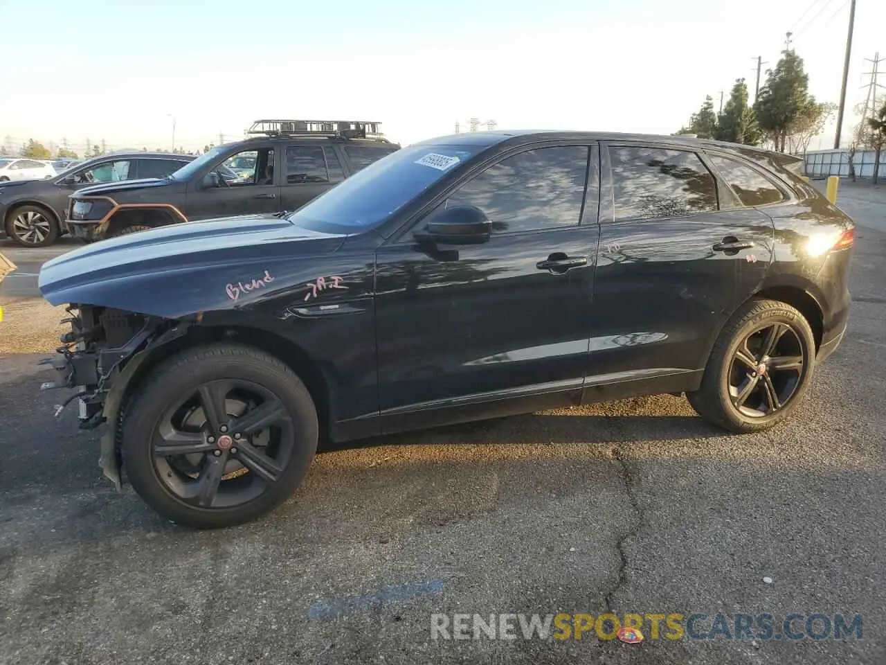 1 fotografías del automóvil dañado SADCL2FX7LA628001 JAGUAR F-PACE 2020