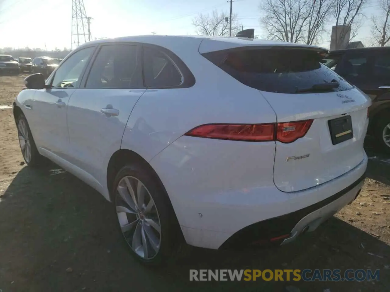 2 fotografías del automóvil dañado SADCM2FV0LA646299 JAGUAR F-PACE 2020