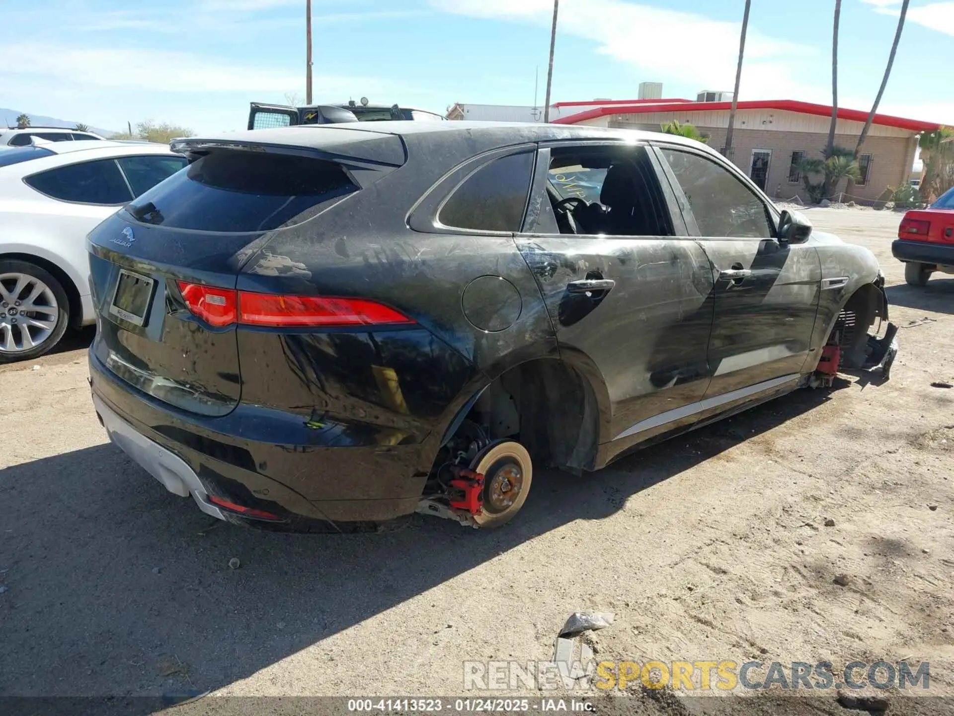 4 fotografías del automóvil dañado SADCM2FV6LA641169 JAGUAR F-PACE 2020