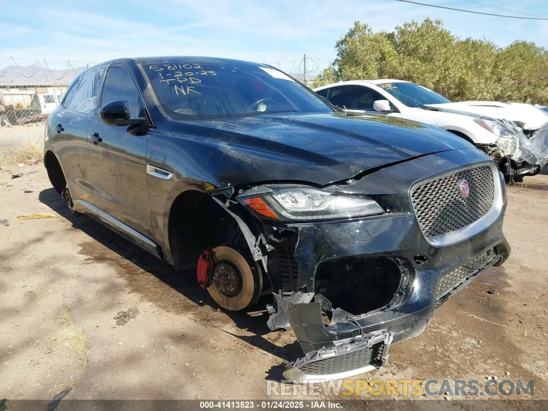 6 fotografías del automóvil dañado SADCM2FV6LA641169 JAGUAR F-PACE 2020