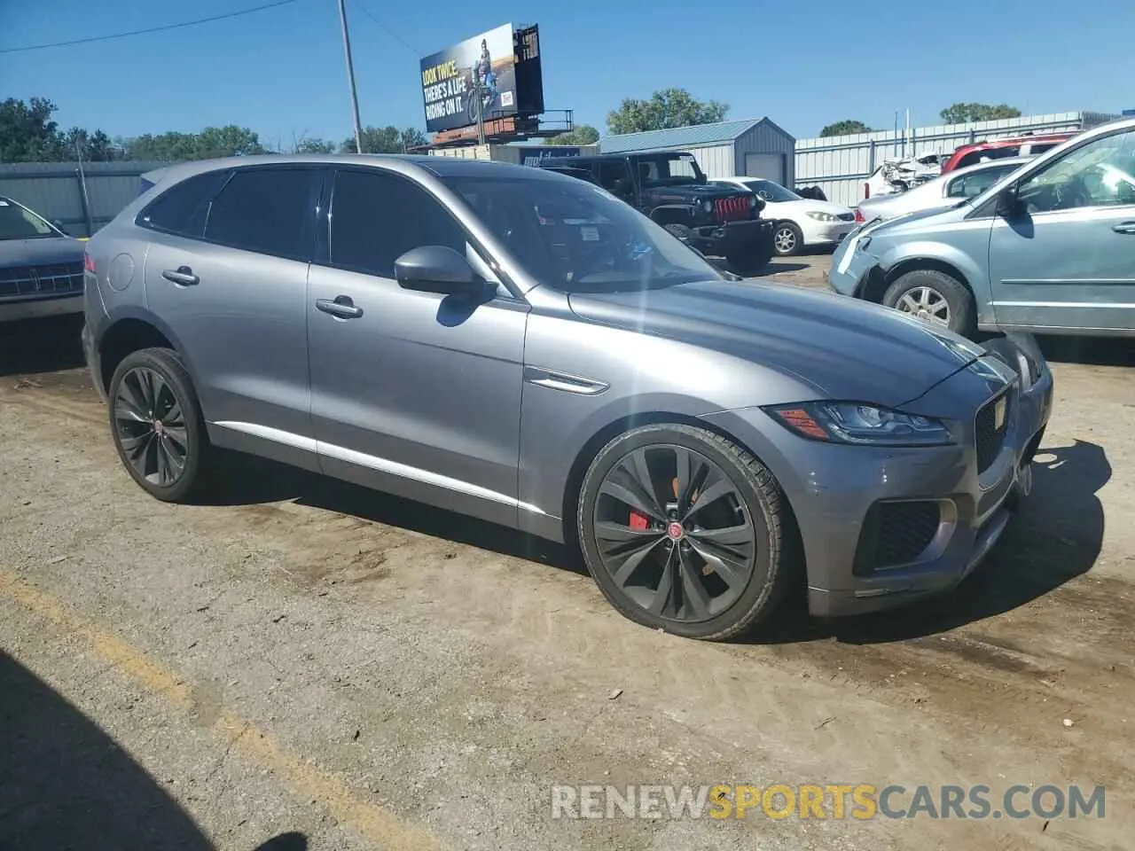 4 fotografías del automóvil dañado SADCM2FV8LA635003 JAGUAR F-PACE 2020