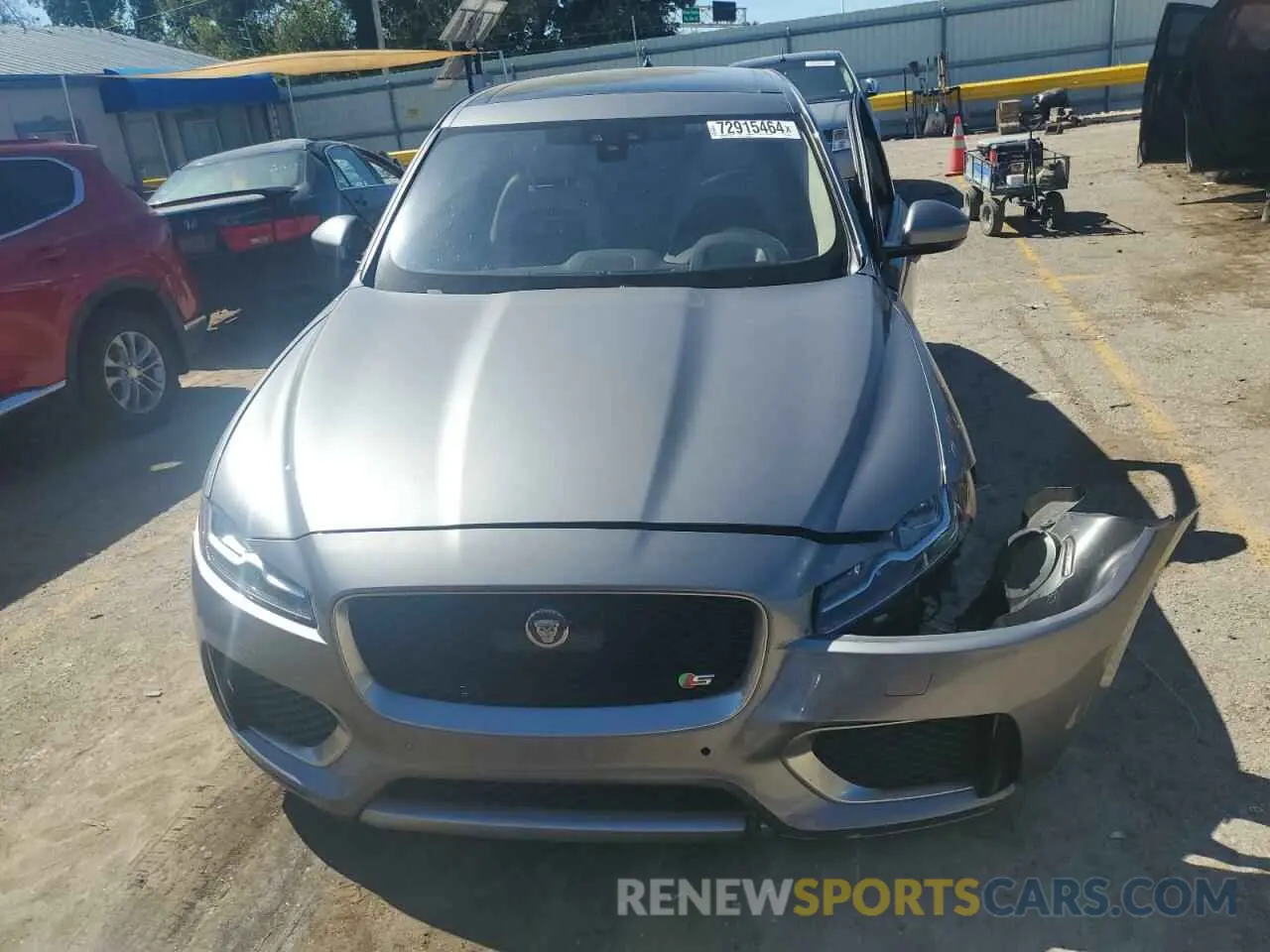 5 fotografías del automóvil dañado SADCM2FV8LA635003 JAGUAR F-PACE 2020