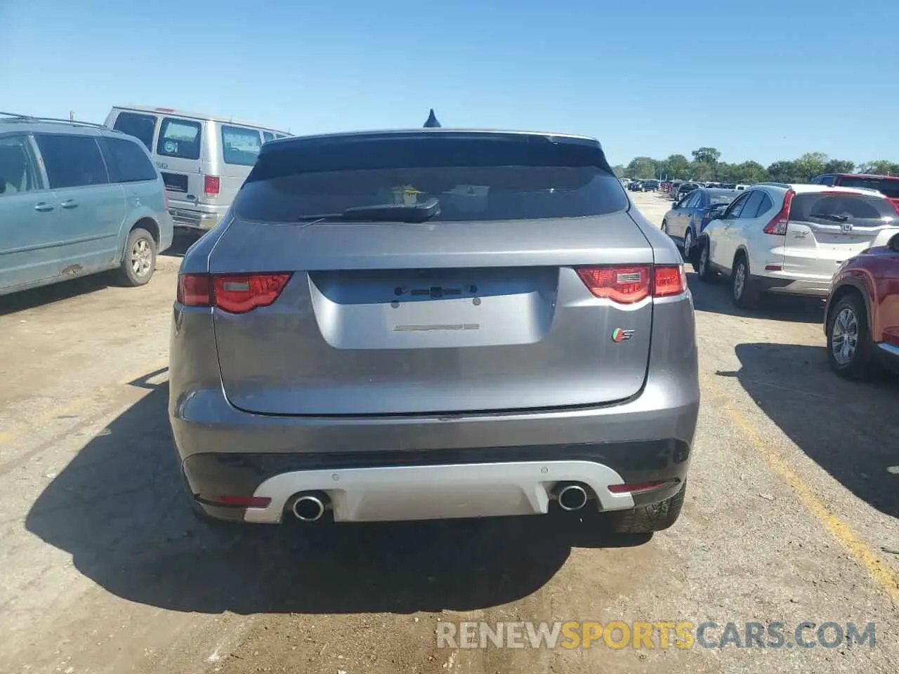 6 fotografías del automóvil dañado SADCM2FV8LA635003 JAGUAR F-PACE 2020